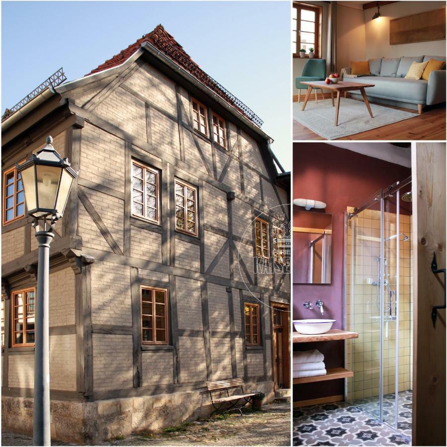 Ferienhaus -Kaisereinsde - In Lehmbauweise Parken Gratis Кведлинбург Экстерьер фото